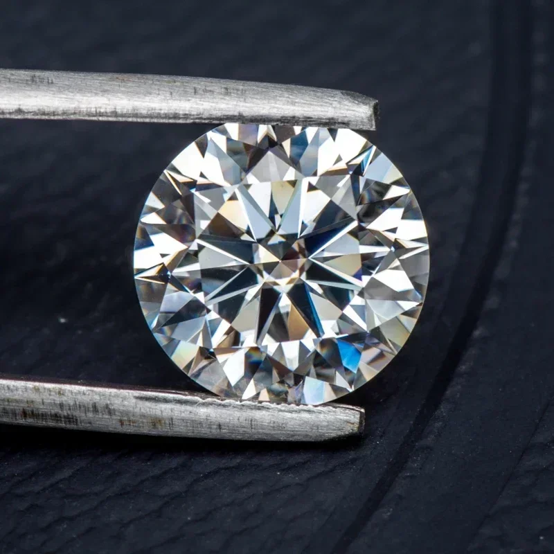 Factory Wholesale Price Moissanite Stone D Color Vvs1 Round Cut Advanced DIY Charms Jewelry Making Materials with Certificate - Image 3