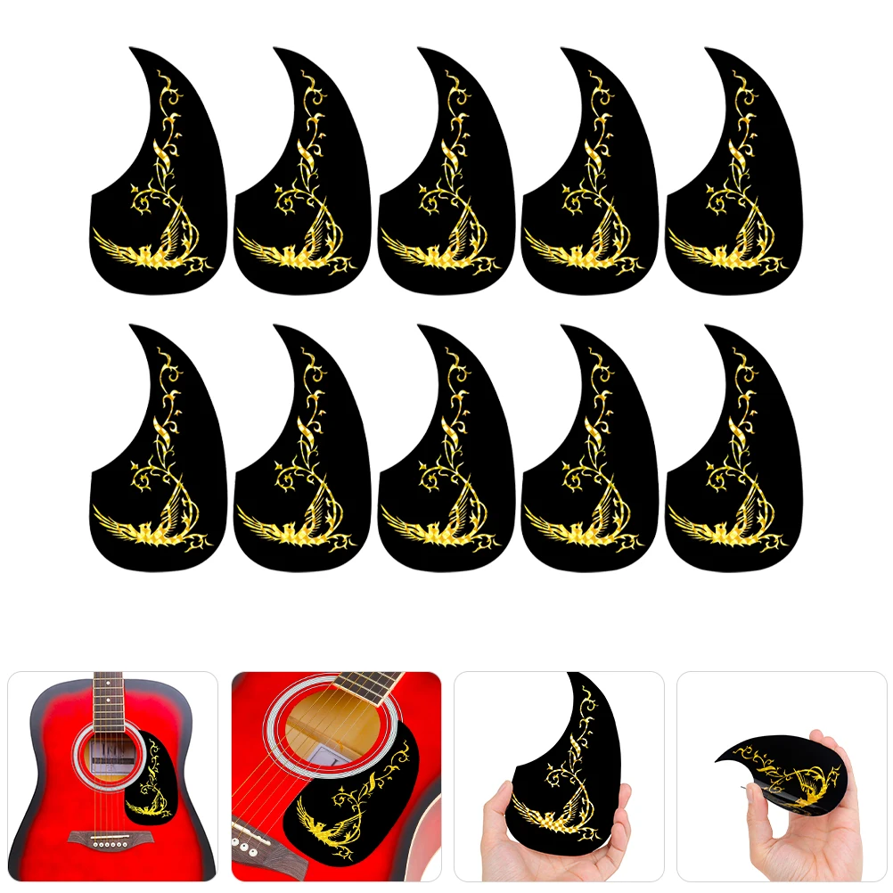 

10pcs Scratch Plate Acoustic Electric Decorative Guard Board Anti Scratch Protection Sticker Folk Parts Plastic Guard