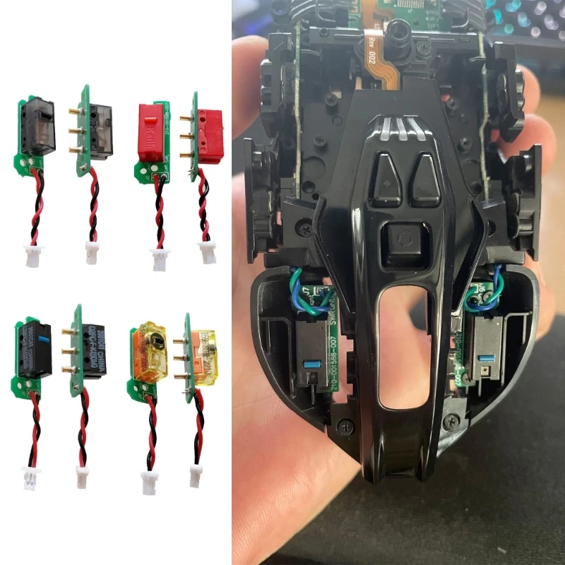 Dropship 2 peças reparo mouse hot swap para placa botão mouse para jogos g900 g903