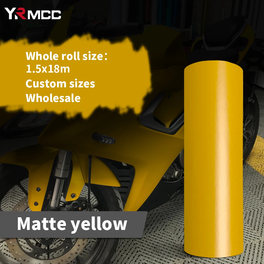 

Vehicle Film Custom Size Car Matter Color Sticker Motorcycles Auto Outdoor Accessories Waterproof Paint Car Body Films Wrap Foil