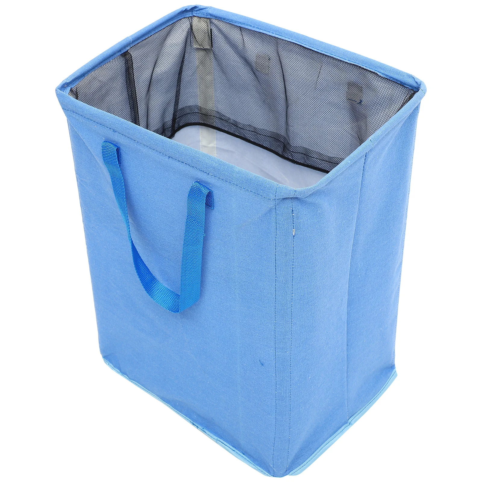 

Laundry Basket Premium Cotton Linen Pe Coating Aluminum Alloy Frame Large Capacity Foldable Design Bedroom Dorm Storage Hamper