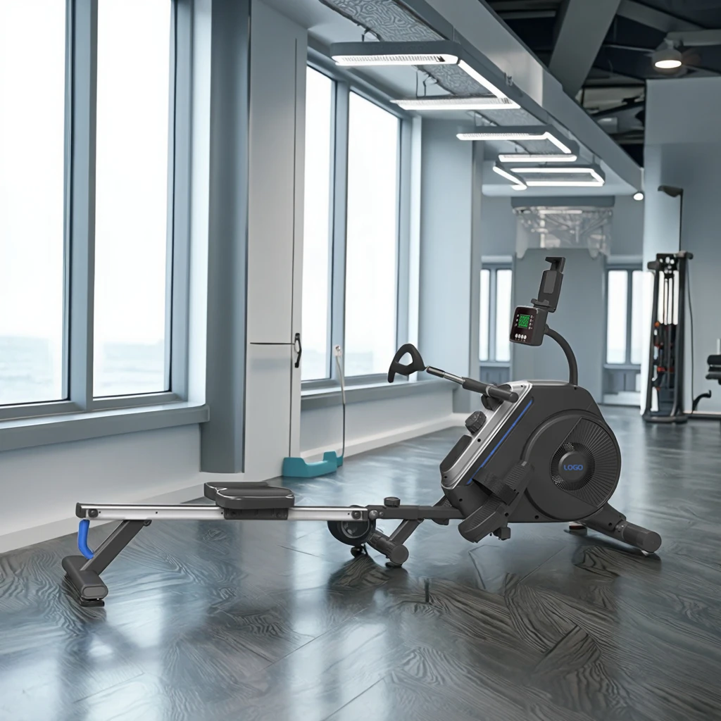 Foldable Magnetic Rowing Machine, 8/16 tension levels, lightweight with digital , comfortable & efficient for indoor use