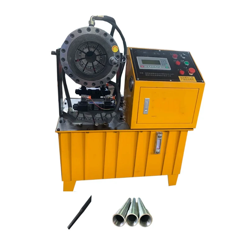 

Collapsible Aluminum Iron Tube Terminal Cutting And Crimping End Forming Machine For Taper Reducing