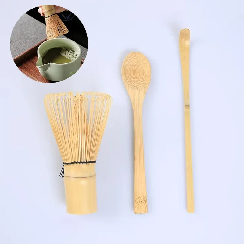 Matcha Tea Brush Set Japanese Ordering Handmades Bamboos Tool Brush Stirring Multifunctional Matcha Set Accessories for Make Tea