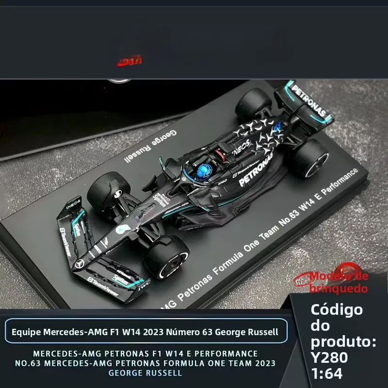 modele-de-voiture-de-course-spark-164-mercedes-f1-w14-e-performance-2023-echelle-1-64-objet-de-collection-precommande-aucun-remboursement-apres-l'ouverture