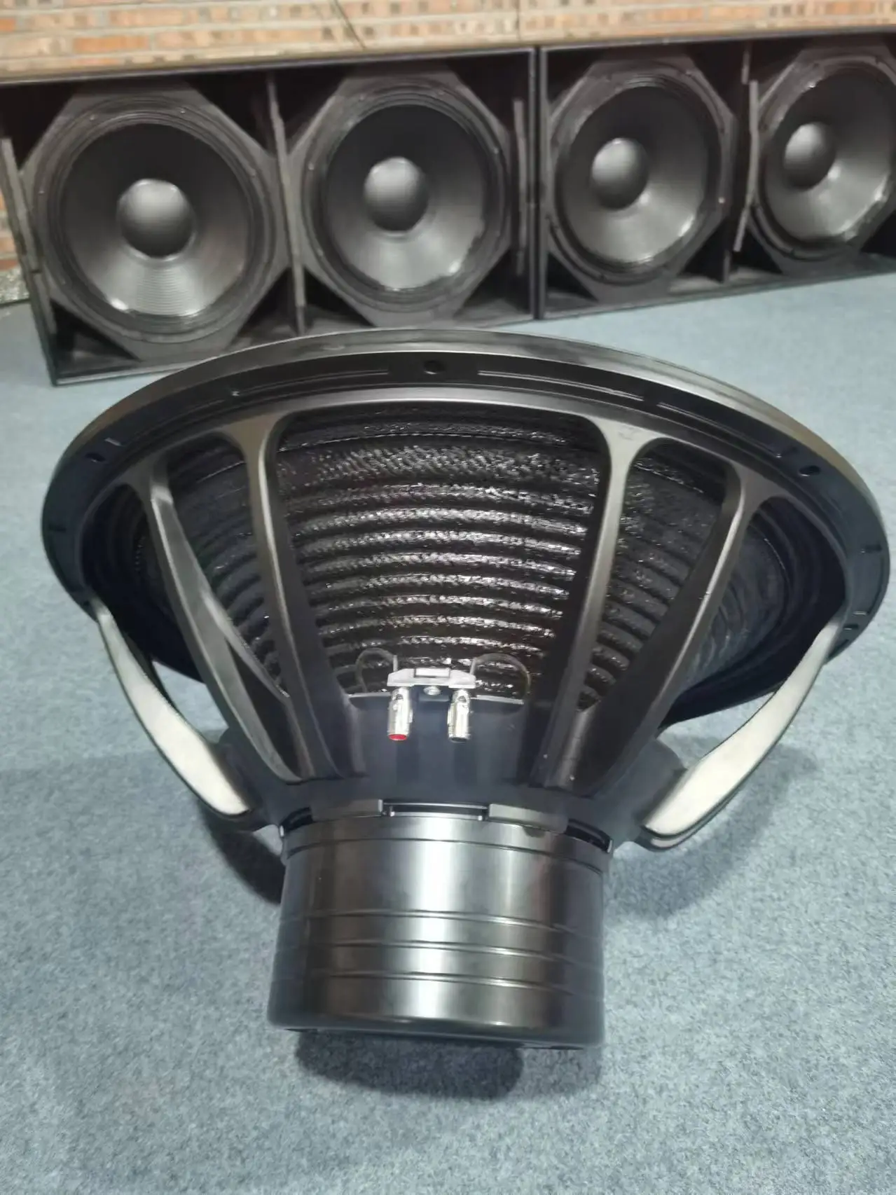 مكبرات صوت مخروطية من ألياف الكربون النيوديميوم عالية الطاقة 4000 وات 21 بوصة مضخم صوت #5