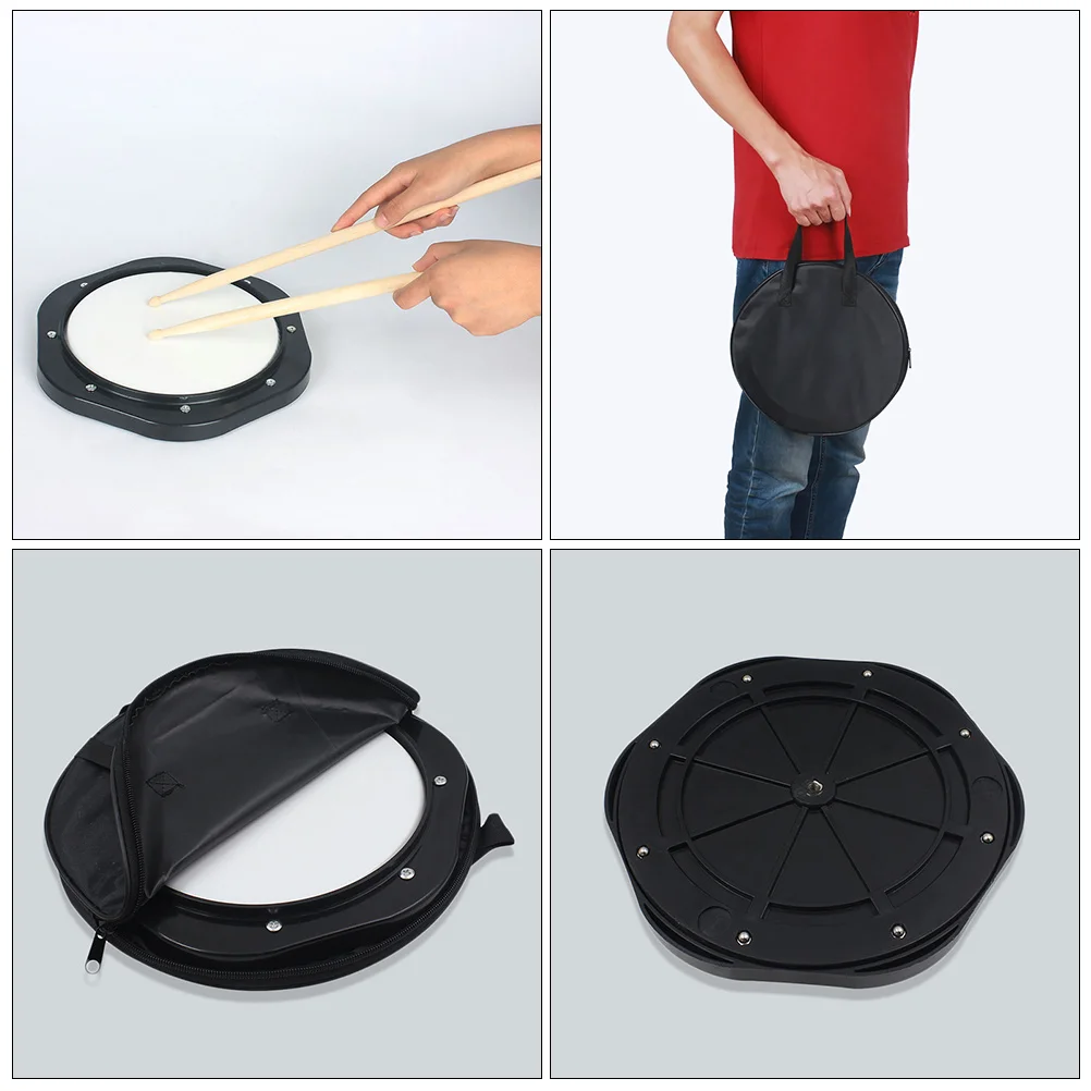 

1Set Dumb Drum Set Premium Materials Portable Practice Tool for Beginners and Professionals Silent Percussion Instrument Easy to