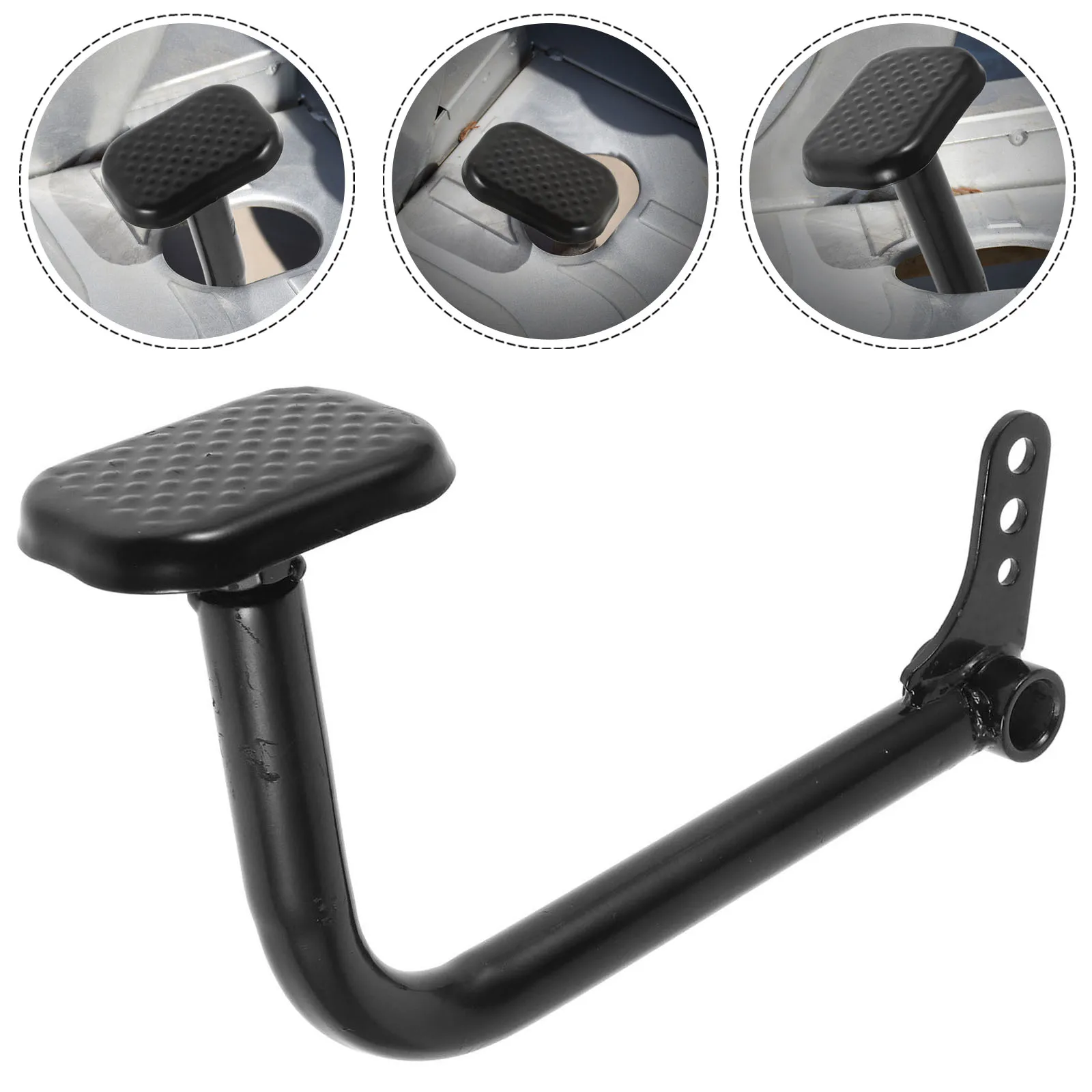 

Steel Iron Durable Electric Tricycle Compatible Go Kart Parts Foot Brake Motorcycle Rear Brake Pedal Comfortable Responsive