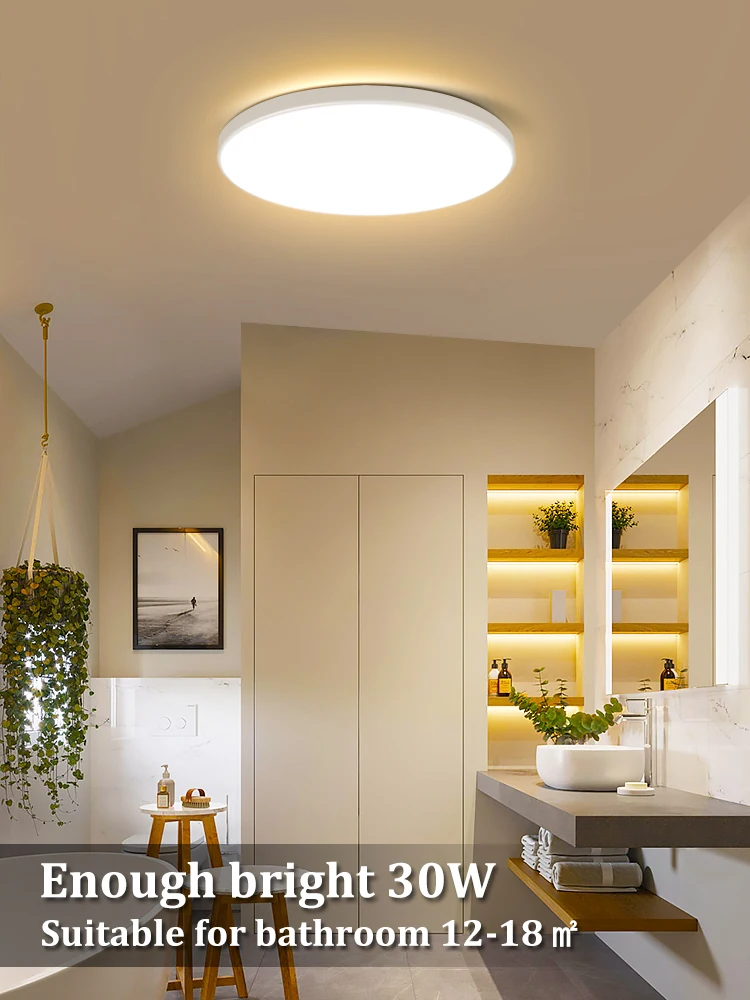 Oświetlenie sufitowe Led Panel Light 220V żyrandol okrągłe Lumines Home Decor połysk łazienka oprawy kuchenne wisząca lampa sufitowa