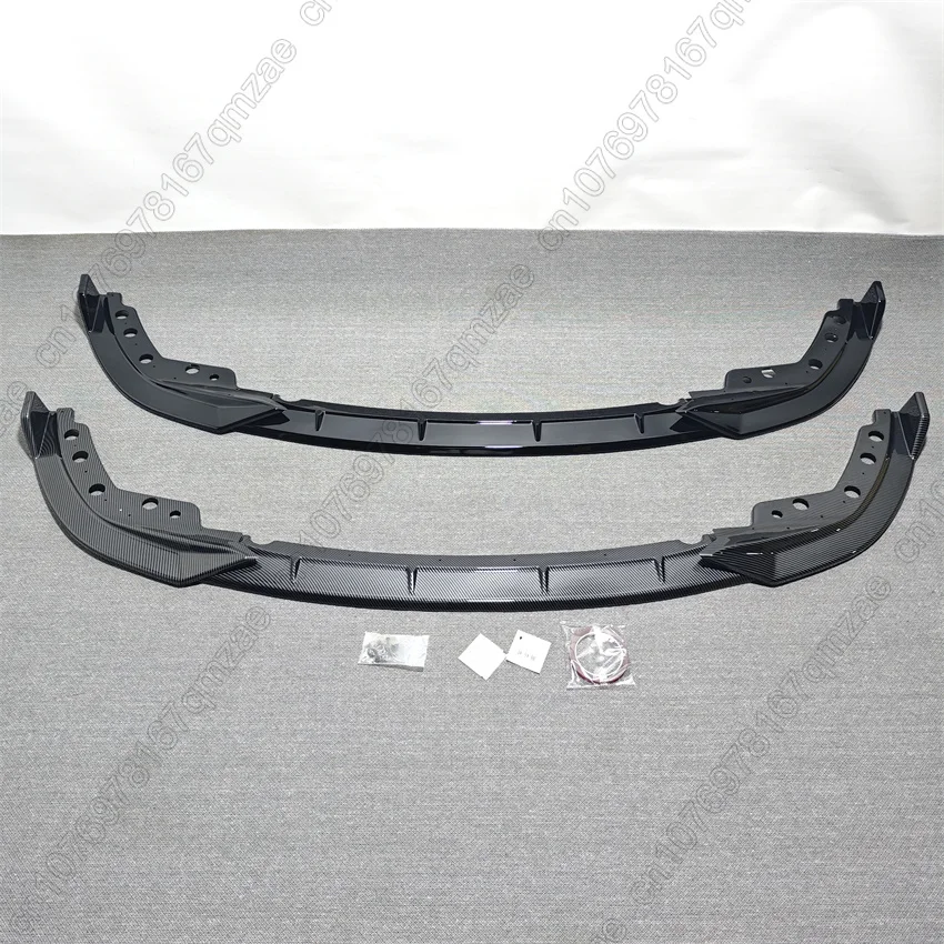 3PCS Front Bumper Splitter Lip Spoiler body kit Tuning For BMW 3 Series G20 G21 G28 320i 330i M340i M Pack 2019-2022