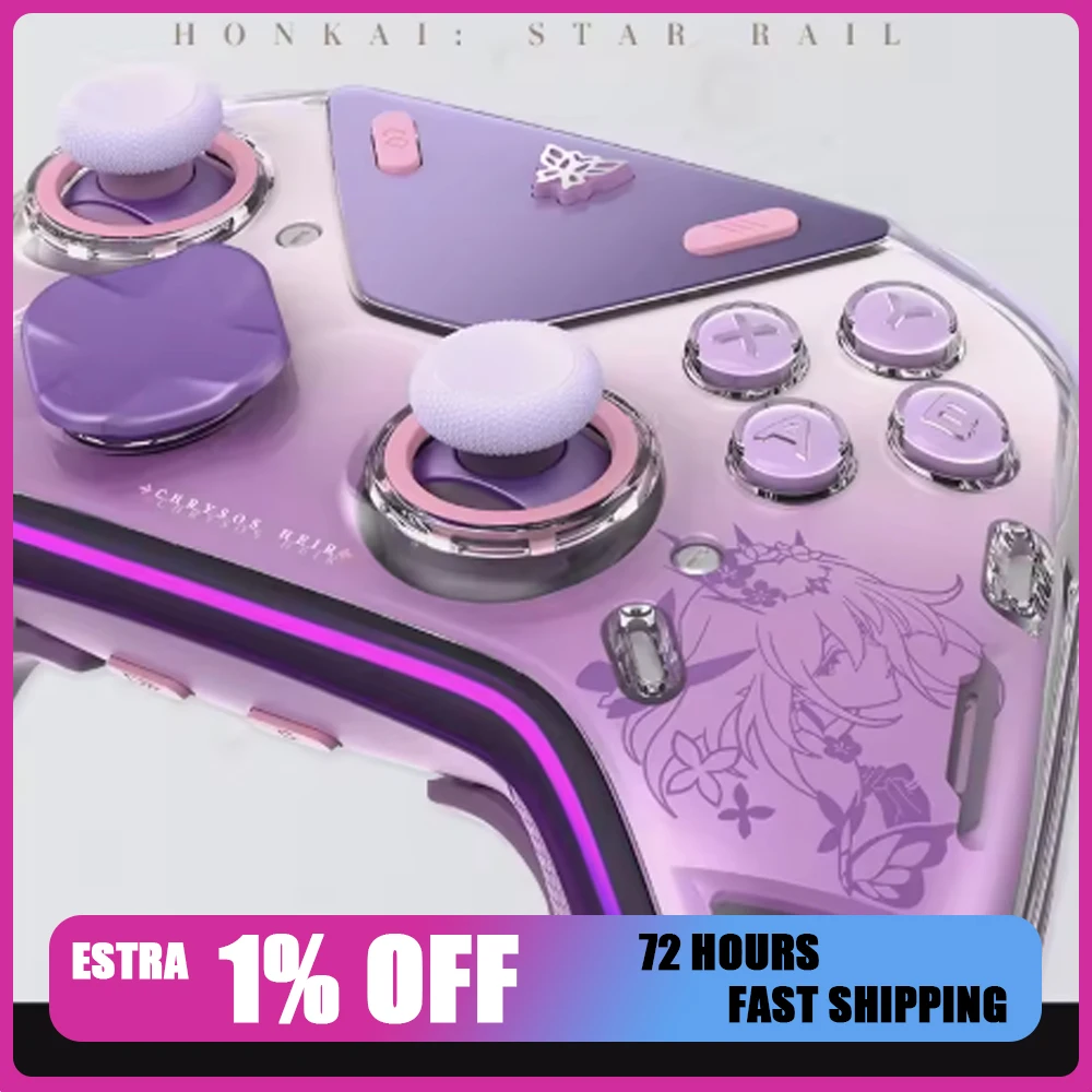 Honkai Star Rail Castorice APEX5 Elite Gamepads Wireless Gamepad Force Feedback Bluetooth Game Controller For PC NS Smartphone
