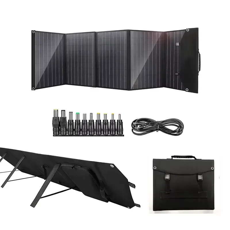 

100W 120W Foldable Solar Charger for Mobile Phone and Power Bank