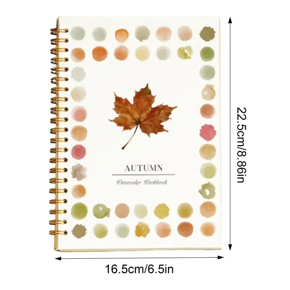 수채화 워크북 초보자 친화적인 색칠하기 책 미술 공예 그림 용품 어린이를위한 수채화 책 성인 그림 선물