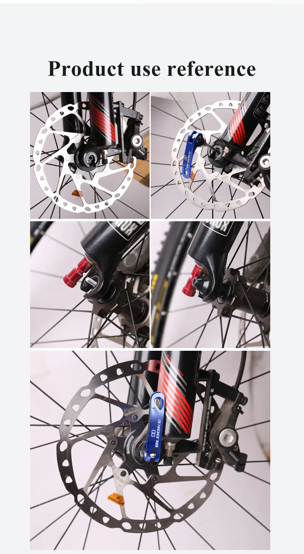 Fahrrad Spieß Hebel Quick Release Bike QR Rad Locking Sicherheit Anti Diebstahl Spieße Für MTB Mountain Road Radfahren Hub Teile – Detail 11