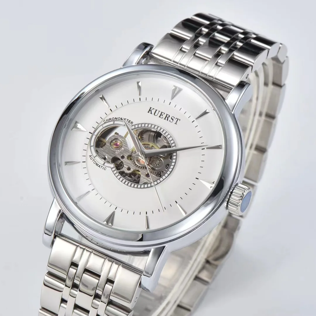 Gentlemen daily watch Water proof watches Mechanical watch for guys skeleton visible watch