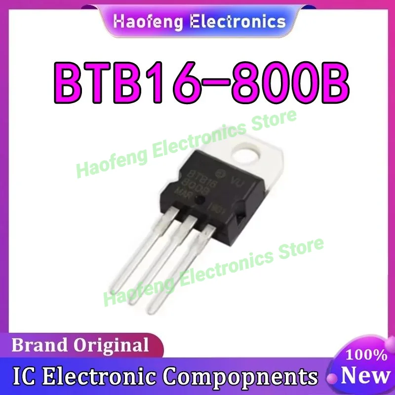 

10PCS BTB16-800B BTB16-800 BTB16 BTB ST IC Chip TO-220 in Stock 100% New Origin
