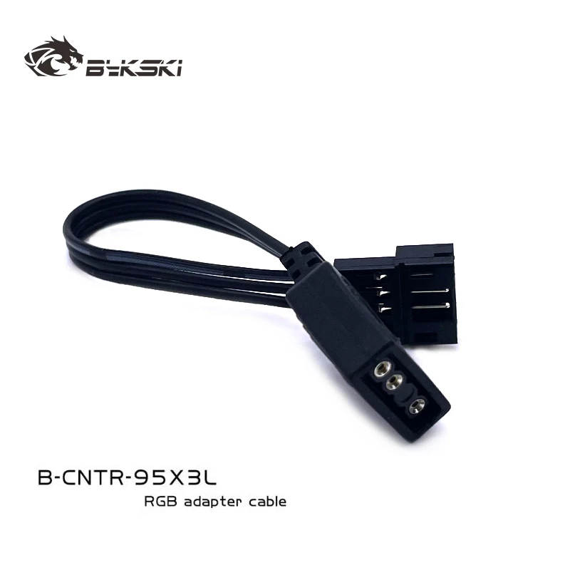 Bykski Adapter Extension Cables Only for Bykski's Lighting System/ Motherboard AURA/ 5V A-RGB Light/ 12V RGB Light B-CNTR-95X3L