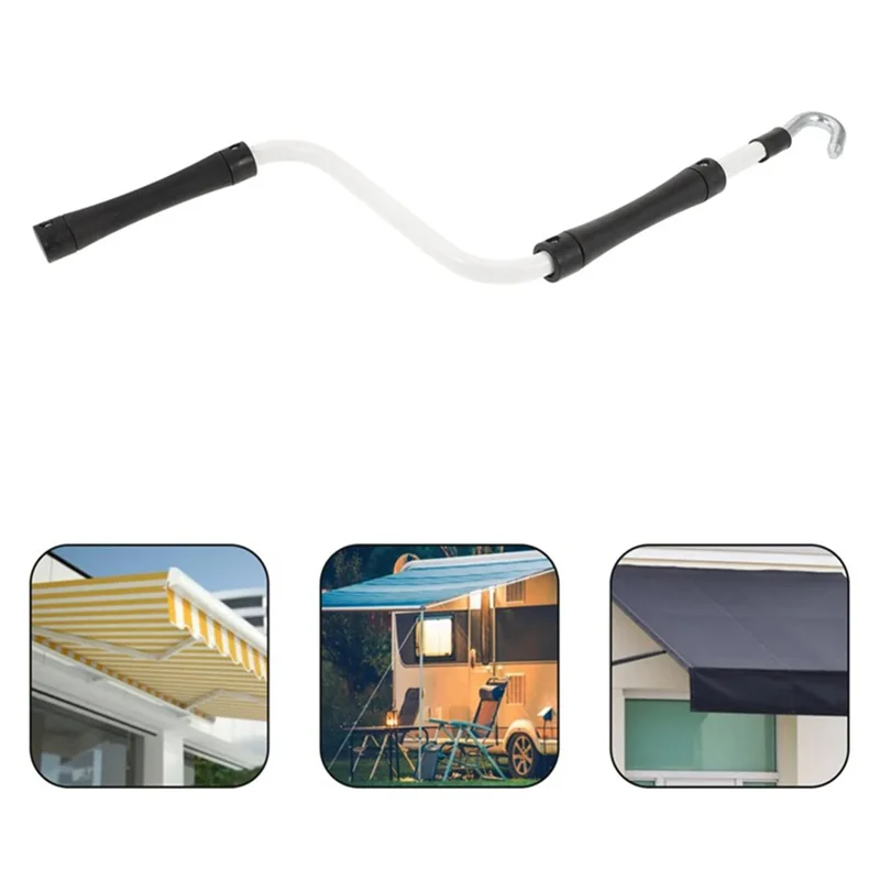 ABKY-RV Тент Ручка рукоятки Ручная рукоятка Универсальный тент Выдвижная ручка рукоятки для большинства навесов RV