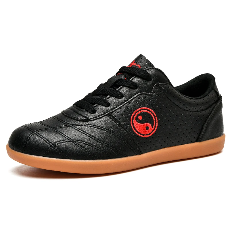 Men's Martial Arts Shoes, Soft and Durable Sports Shoes, Breathable Perforated Style, Unisex Tai Chi Shoes