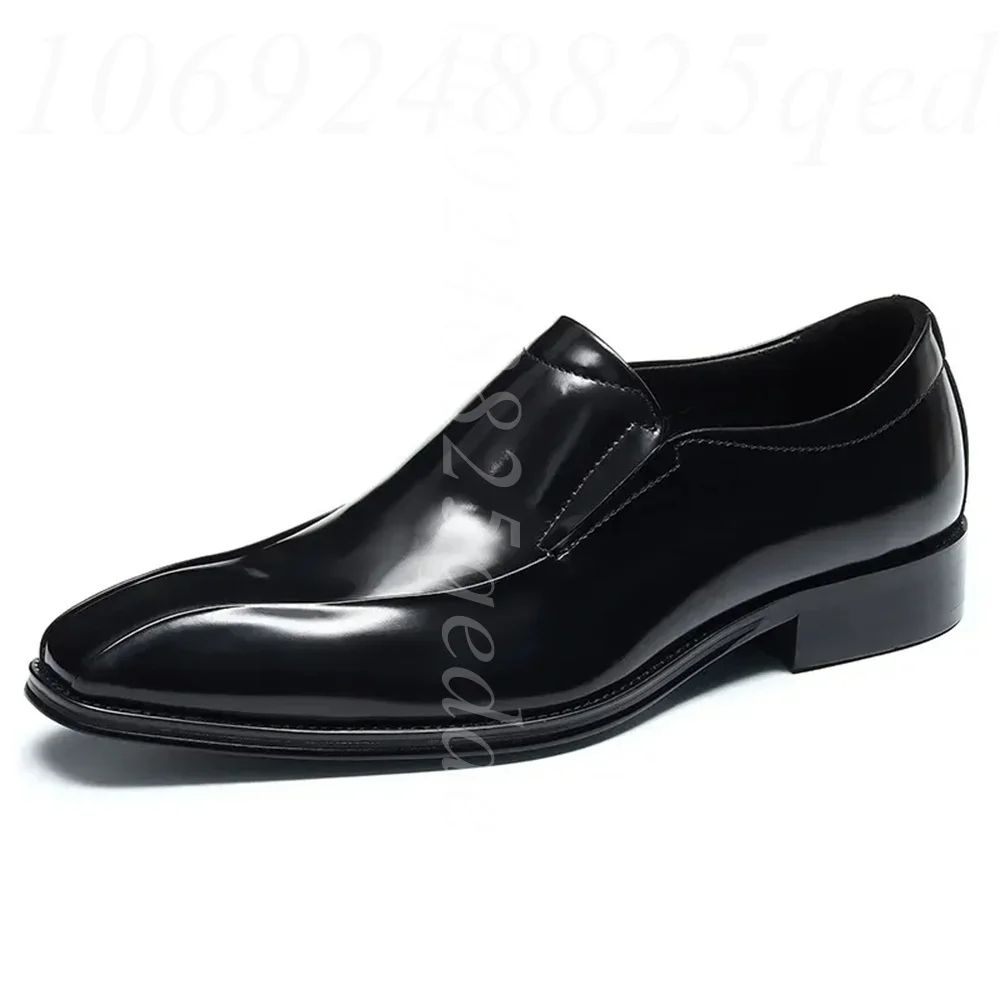 Men's Handmade Vintage Lace-Up Oxfords, Retro Business Casual Dress Shoes, Comfortable Formal Footwear for Wedding & Daily Wear