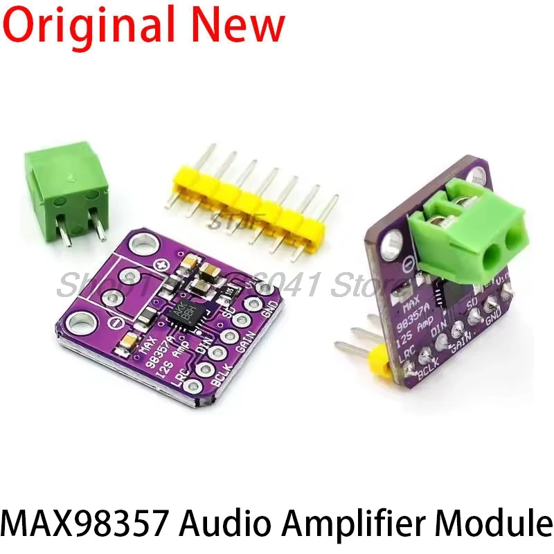 Max98357 I2S 3W Class D Amplifier Breakout Interface Dac Decoder Module Filterless Audio Board For for Raspberry Pi Esp32