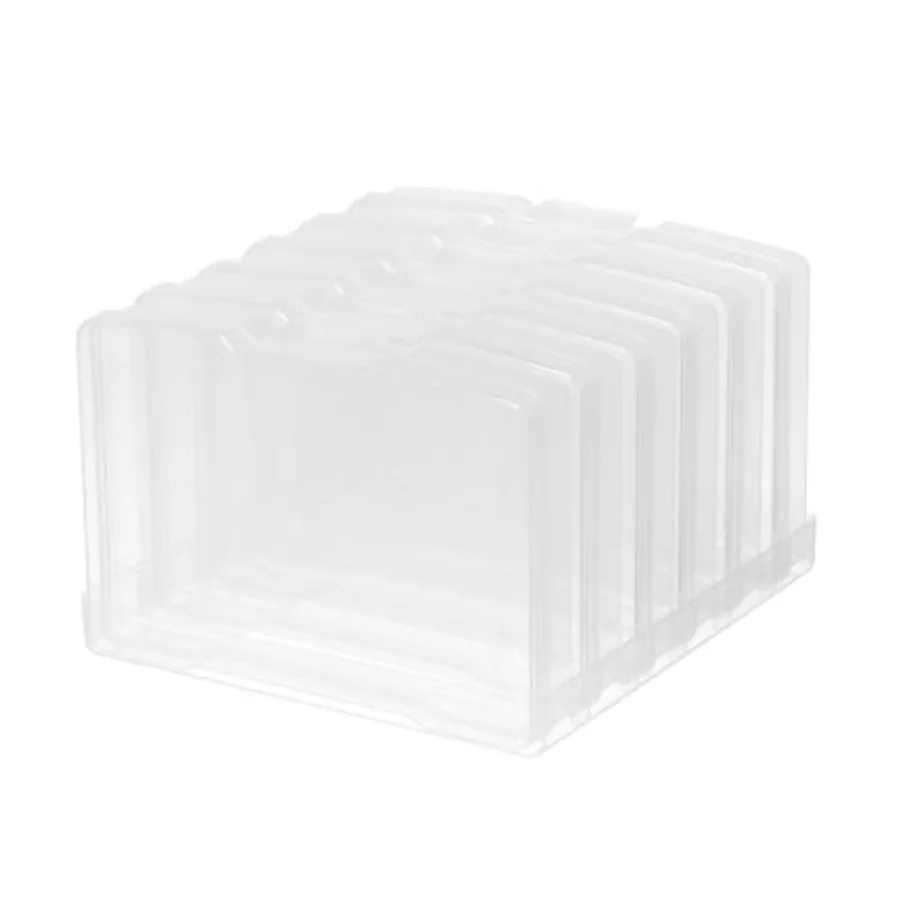 

Transparent 4" x 6" Photo Storage Boxes, 6 Inner Photo Organizer Cases with Tray, Picture Storage Containers for 4x6 Prints, Cr