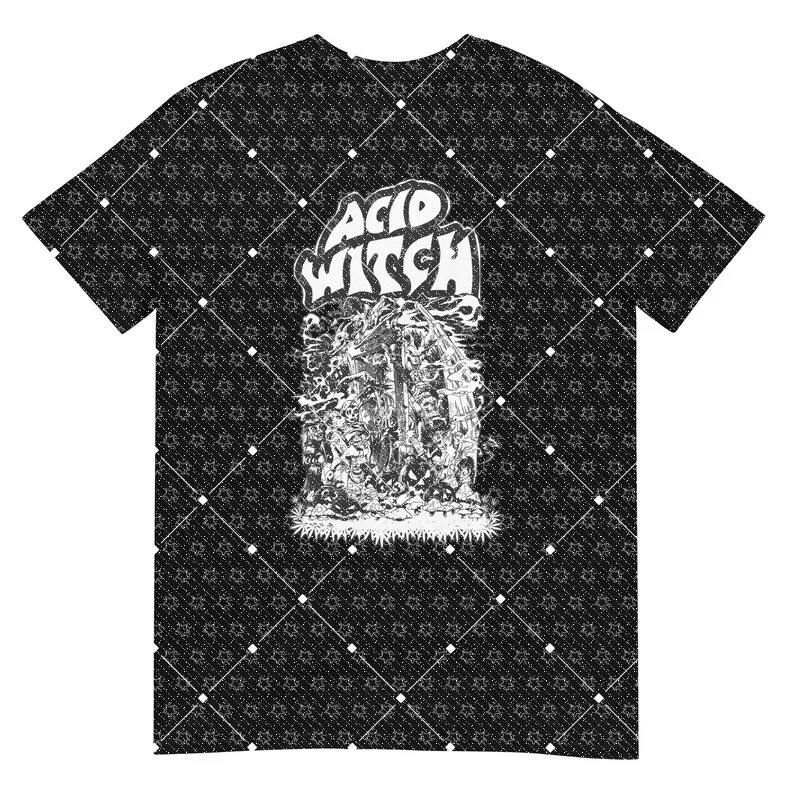 New Heavy Metal Series Band Support Short Sleeve Cotton Casual Fashion T-shirt Comfortable Surrounding T-shirt