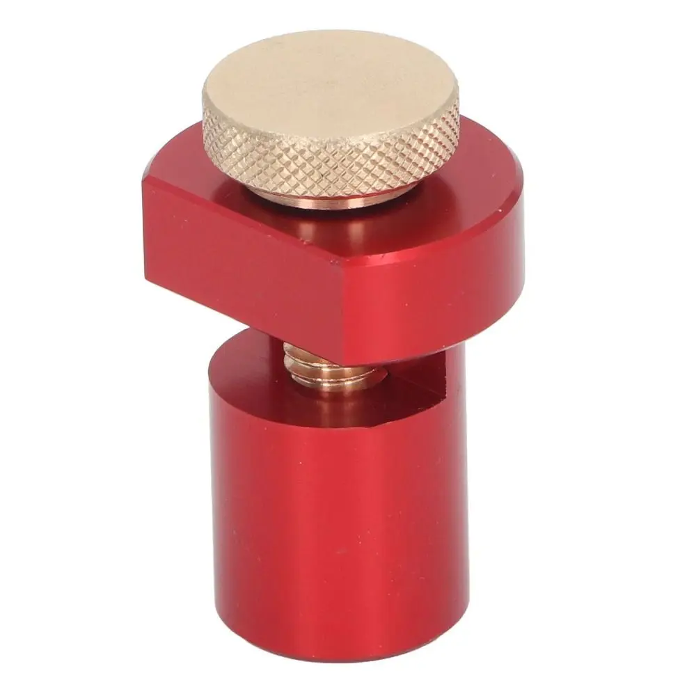 

2 PCS Non-Slip 3/4-Inch Bench Dogs Aluminum Alloy Black and Red MFT Stops 19/20mm Auxiliary Clamp for Woodworking