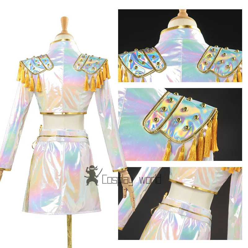 Movie Mira KPop Demon Hunter Cosplay Costume Girl Carnival Party Cosplay Dress Role Play Halloween Clothes for Adult Children