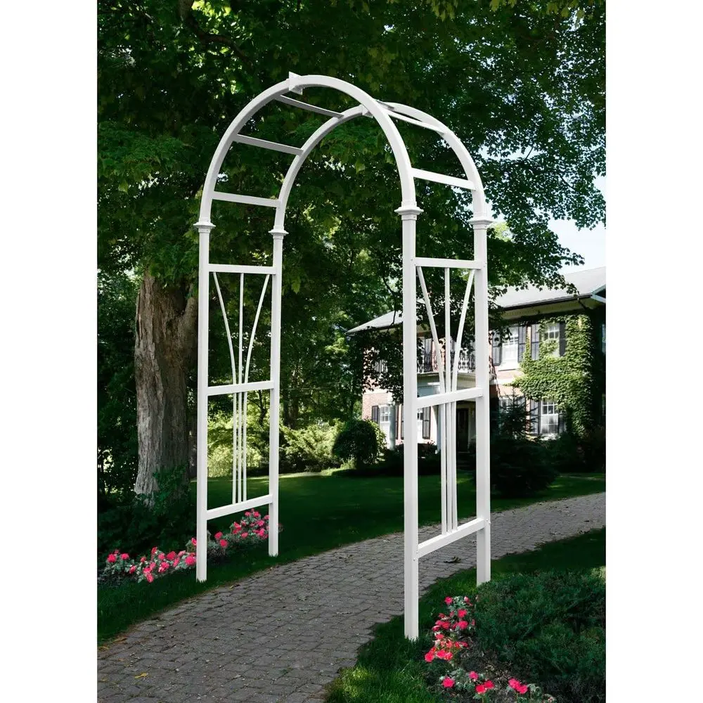 45W x 85H Vinyl Garden Arbor