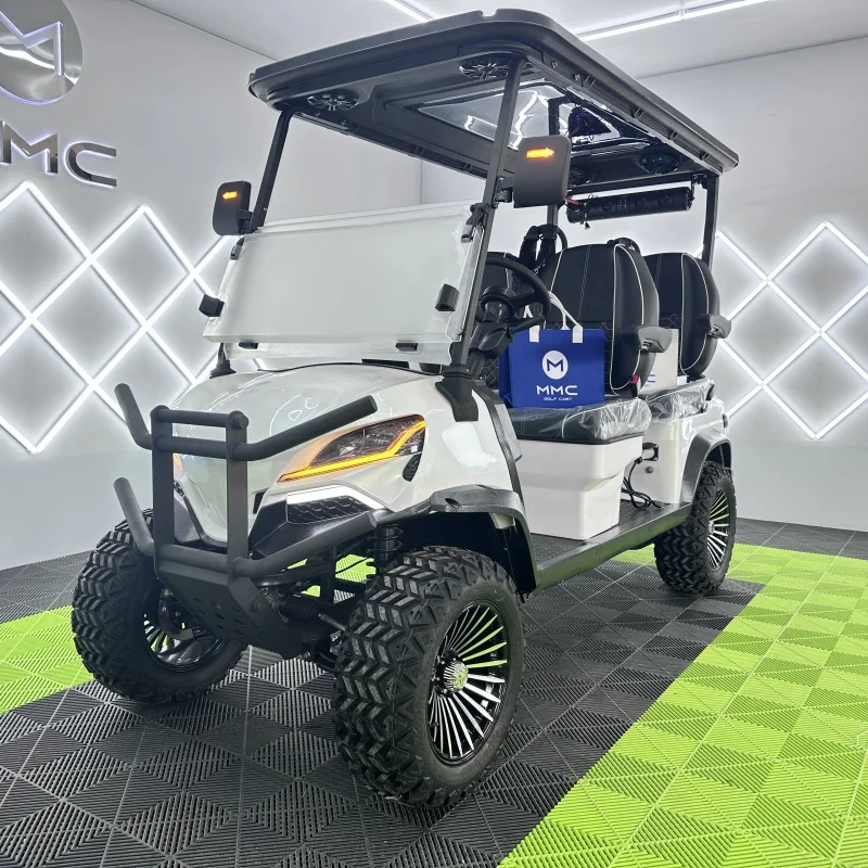 عربة جولف مرفوعة عالية الجودة، مركبة صيد كهربائية وحالة جديدة مع شهادة CE #2