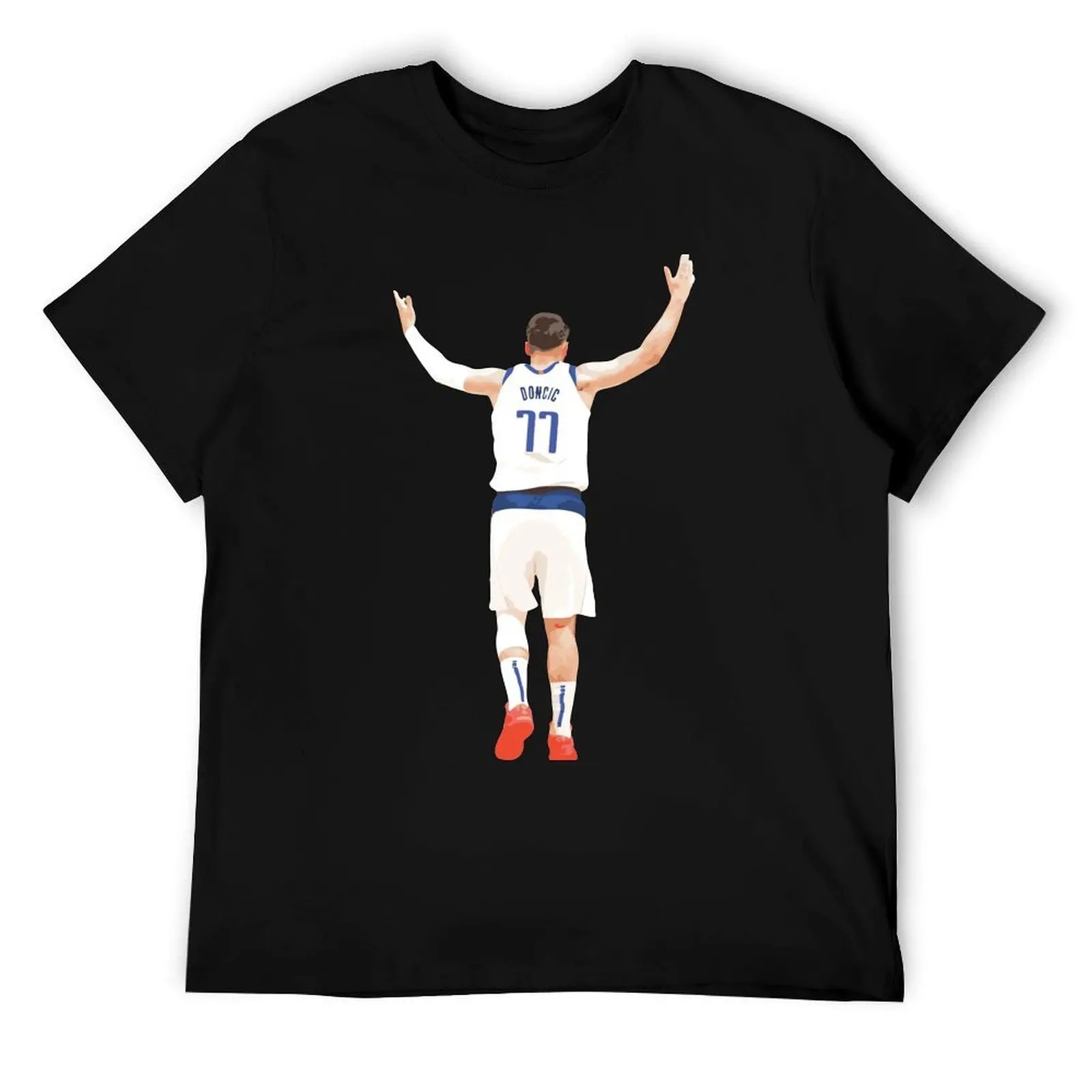 

Luka Doni 77 Basketball Dallas T-Shirt man graphic t shirt cotton t shirt pack T-Shirt