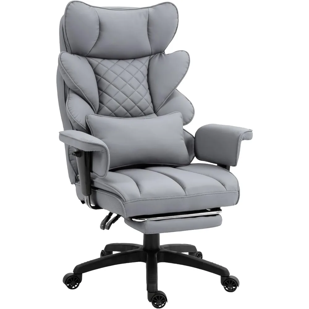 

Big and Tall Office Chair with Pocket Spring Cushion,High Back Computer Gaming Chairs with Adjustable Armrests and Lumbar Suppo