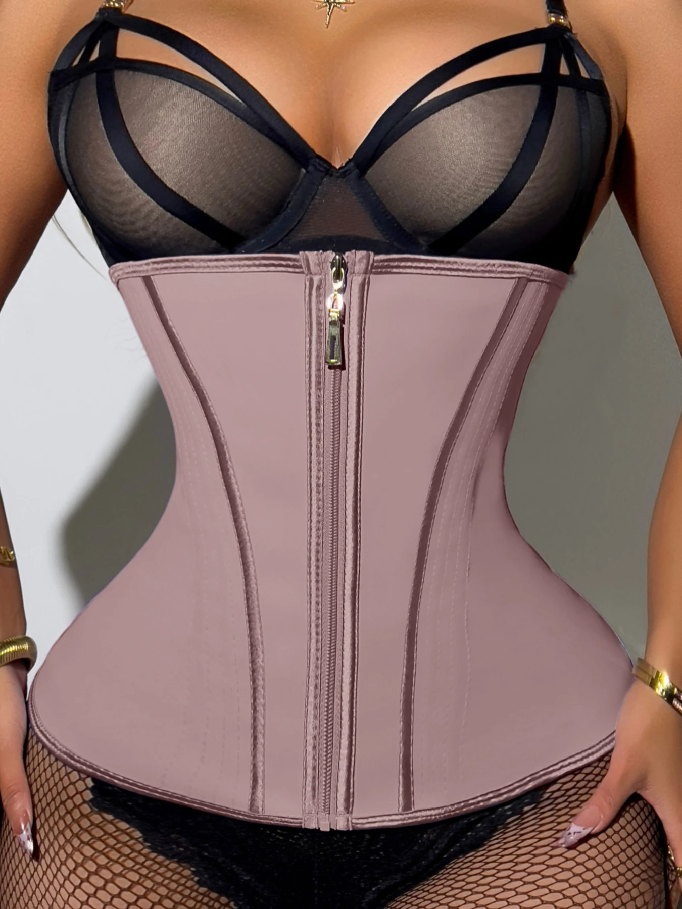 

Women's Tummy Control Waist Trainer Corset Shapewear Hourglass Body Shaper for Working out Wrap Slimming Belt