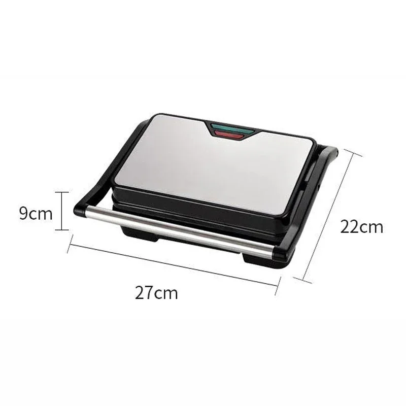 Electric Steak Machine Contact Grill Frying Pan Griddle Panini Press Breakfast Meat Barbecue Hamburger Sandwich Maker