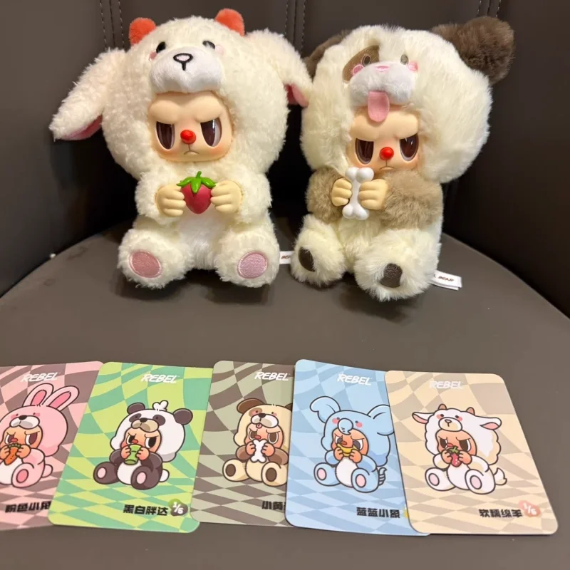 Genuine Rebellious Bear Animal Series Trendy Blind Box Toys Collectible Kawaii Dolls Keychain Ornament Mystery Box Gift