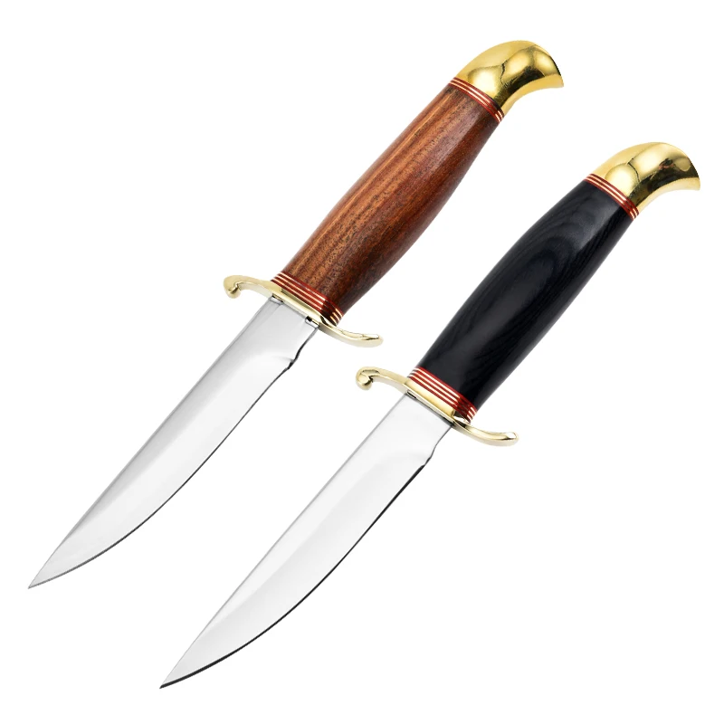 Outdoor knife camping knife outdoor survival knife straight knife self-defense knife hand knife meat knife