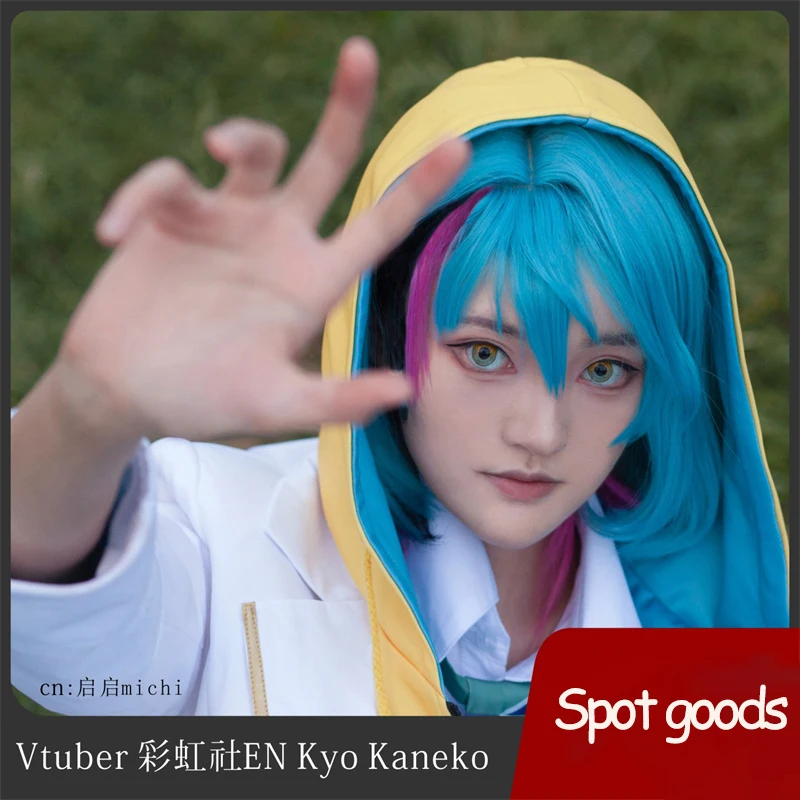 Vivi-Cos Anime Vtuber NIJISANJI Kyo Kaneko Cool Suit Cosplay Halloween Unisex Costume Role Play Party Carnival New S-XXL