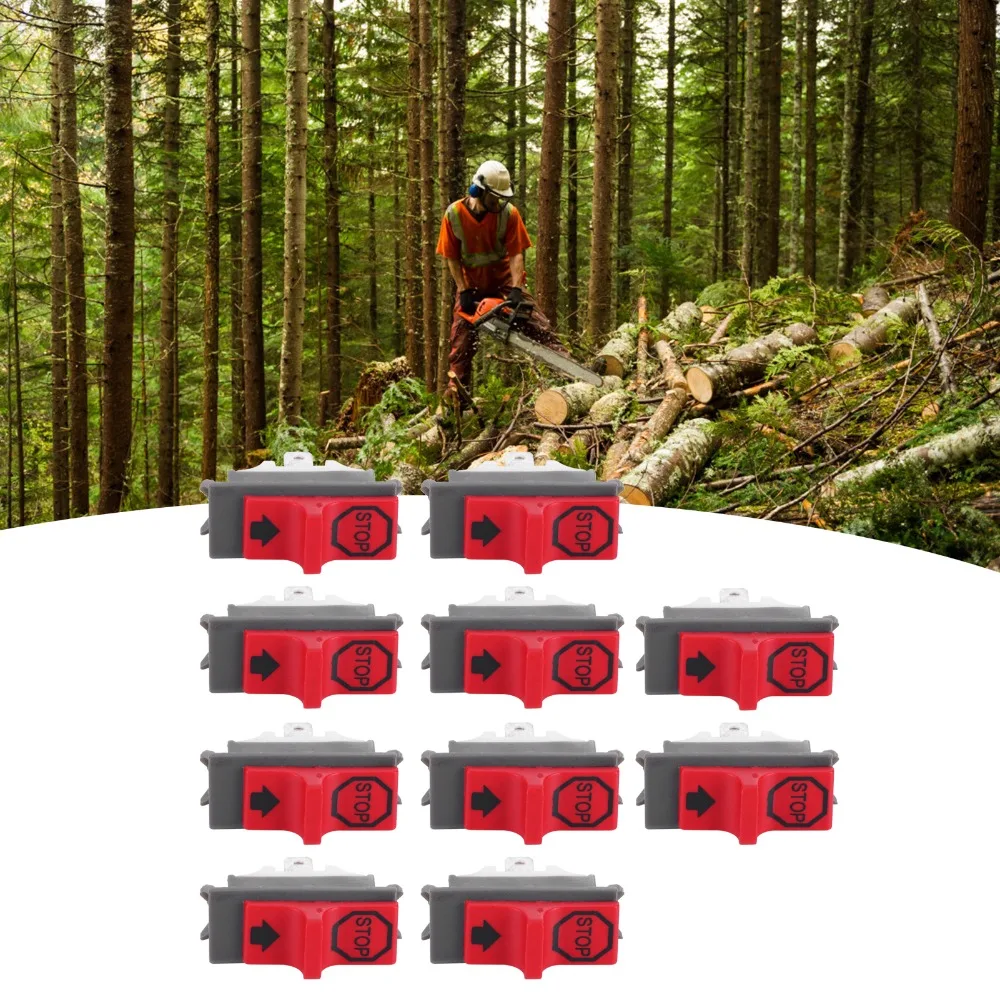 

10PCS Red On Off Stop Switch Plastic Kill Stop Switch for Husqvarna 137 142 36 41 42 136 50 51 55 61 141 266 268 272 281 288