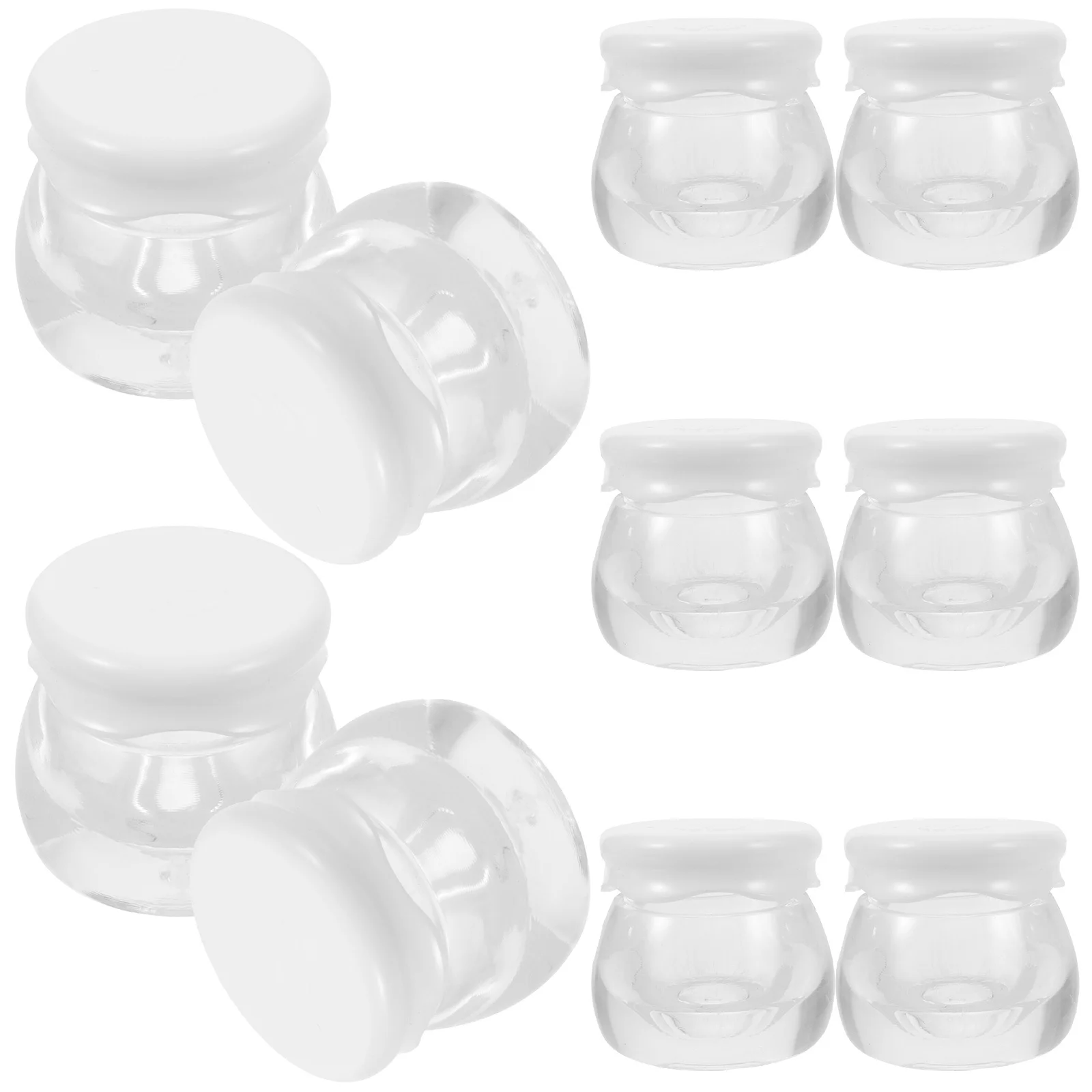 

10 Pcs Bottle Cosmetics Dispensing Bottles Travel Containers for Cream Jars Face Refillable Acrylic Makeup Liquid