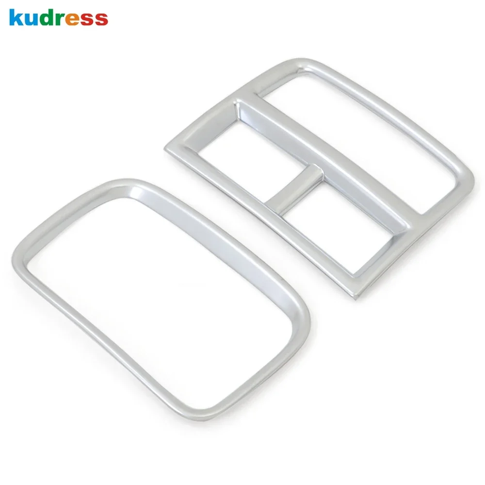 

For Cadillac XT5 2016 2017 Matte Car Armrest Box Rear Air Condition Vent Outlet Cover Trim Interior Mouldings Accessories