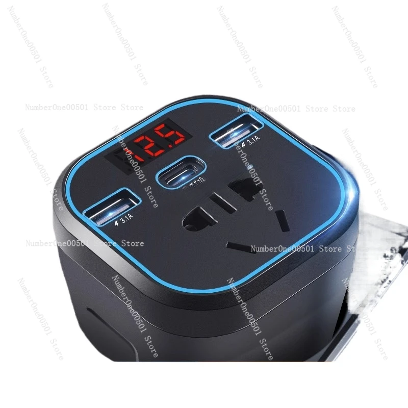 Car Inverter Converter 12V24V Universal To 220V Multifunctional Socket Power Supply Car Charger Car