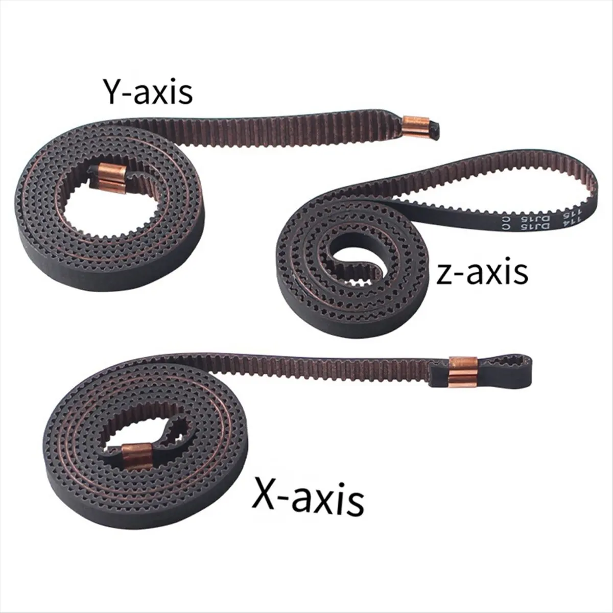 【~ New Y24A】For 3 X+Y+Z Timing Belts Kit X- Y- Z- Synchronous Belt Kit High Replacement Parts