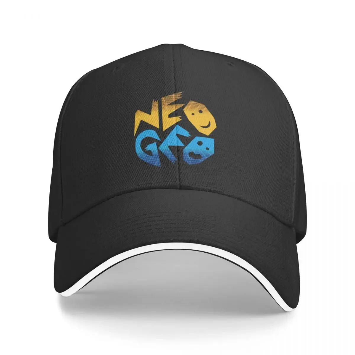 Neo Geo logo retro style Baseball Cap Thermal Visor Big Size Hat For Man Women's