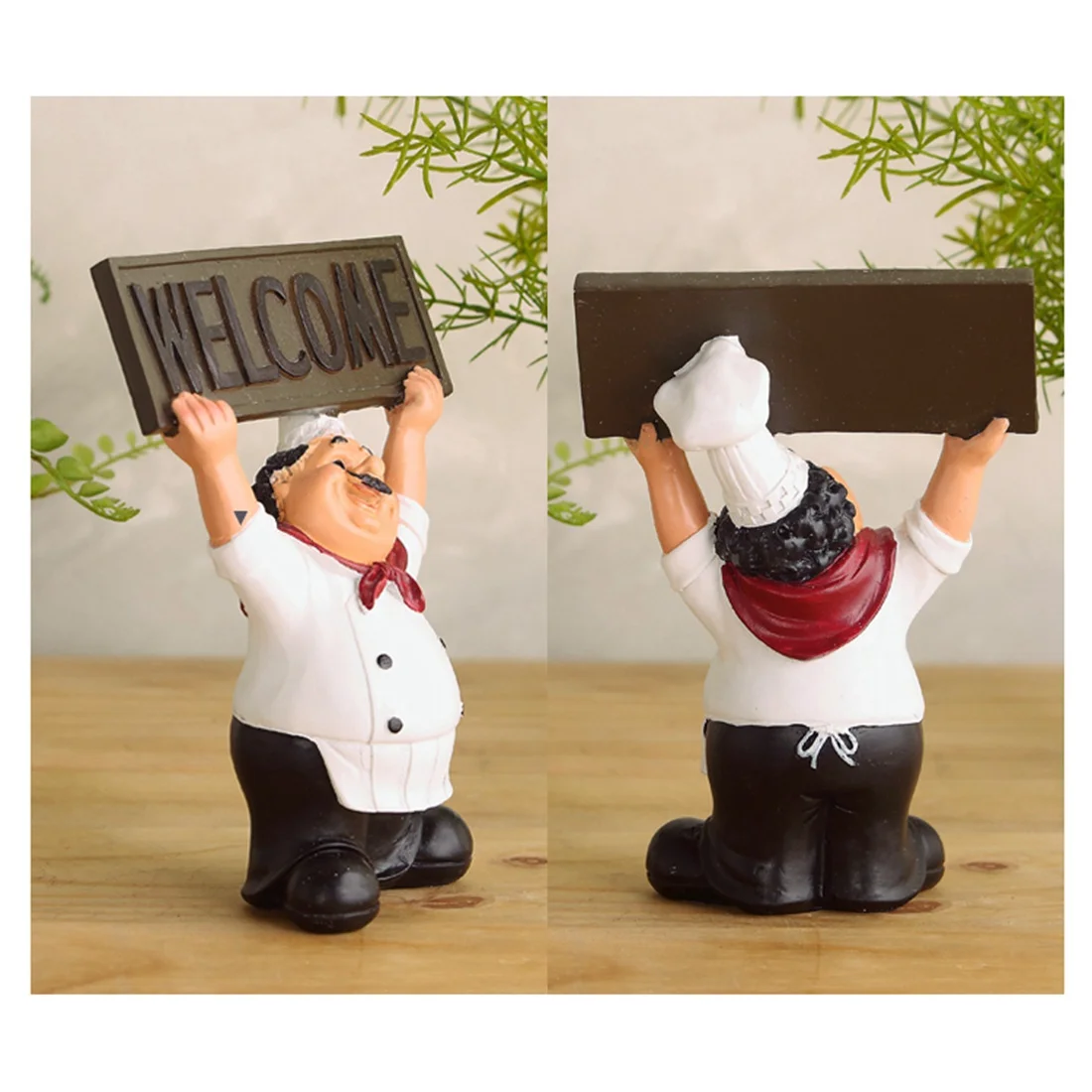 [NEWA08R】 Creative Home Gift Chef Decoration Chef Hands Message Board Small Chef Crafts Home Decoration Cafe