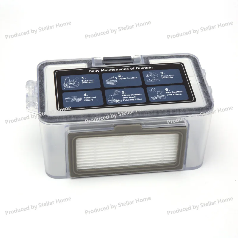 Accessories for MAMNV ZCWA GTTVO BR151/150 Sweeper Robot, Dust Box Garbage Box Water Tank