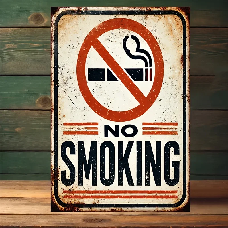 لافتة ديكور حديدية مستطيلة لفن الحائط، قياس 20 × 30 سم (8 × 12)، تتميز بتصميم معدني. هذه اللوحة الرجعية هي