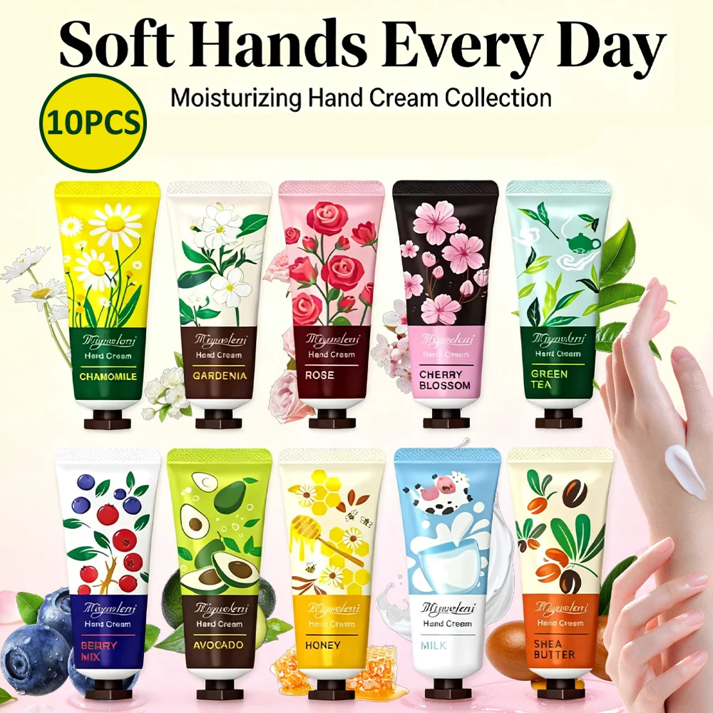 10-unidades-de-creme-hidratante-para-as-maos-com-diferentes-extratos-como-extrato-de-camomila-flor-de-cerejeira-rosa-mel-leite-e-gardenia