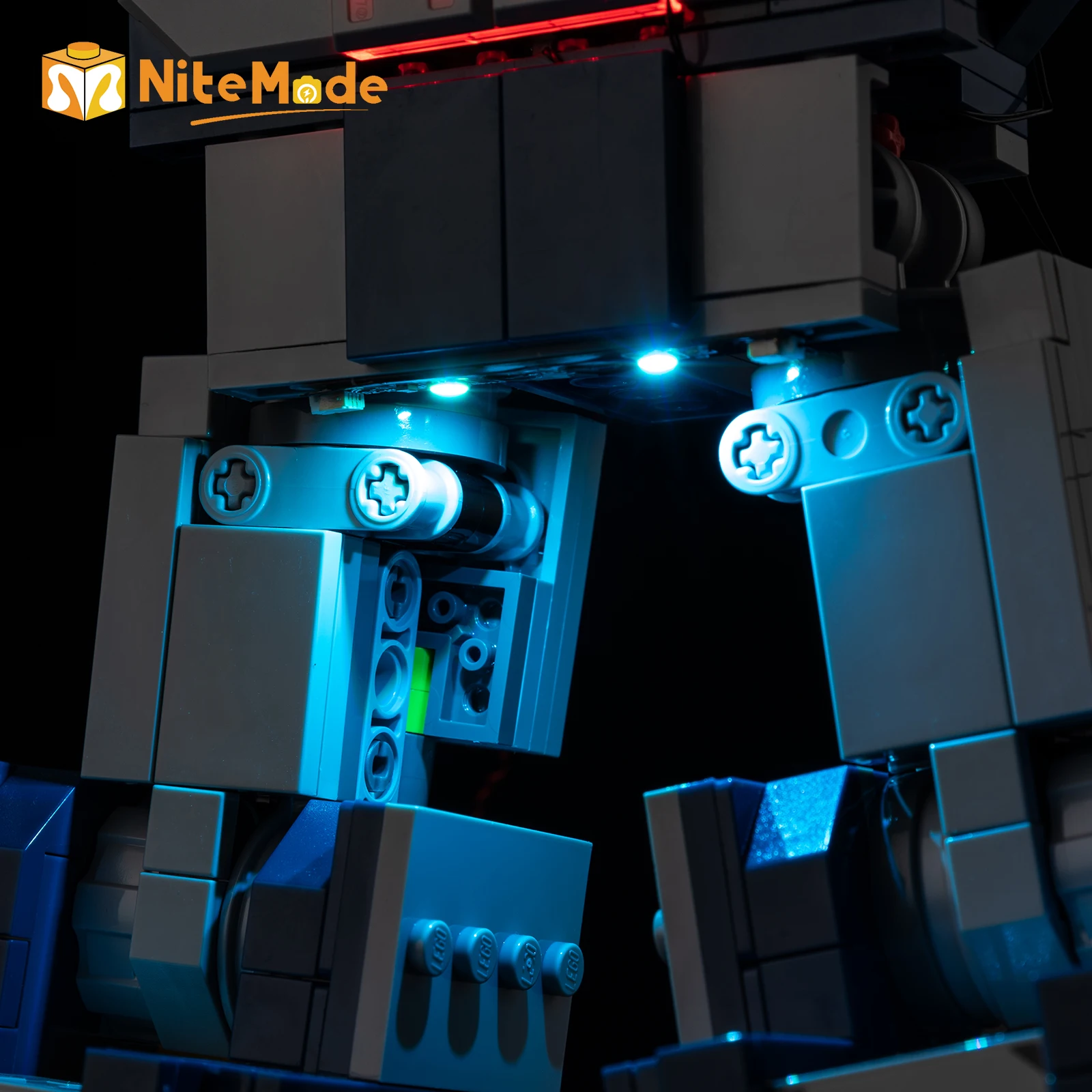 Set di luci a LED Easylite adatto per trasformatori Lego 10358: Soundwave (nessun modello)