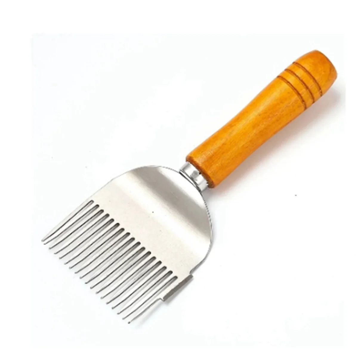 1 Pc Beekeeper Honey Wooden Handle Comb Honey Pin Needle Honey Cut Uncapping Forks 17 Root BEE Fork